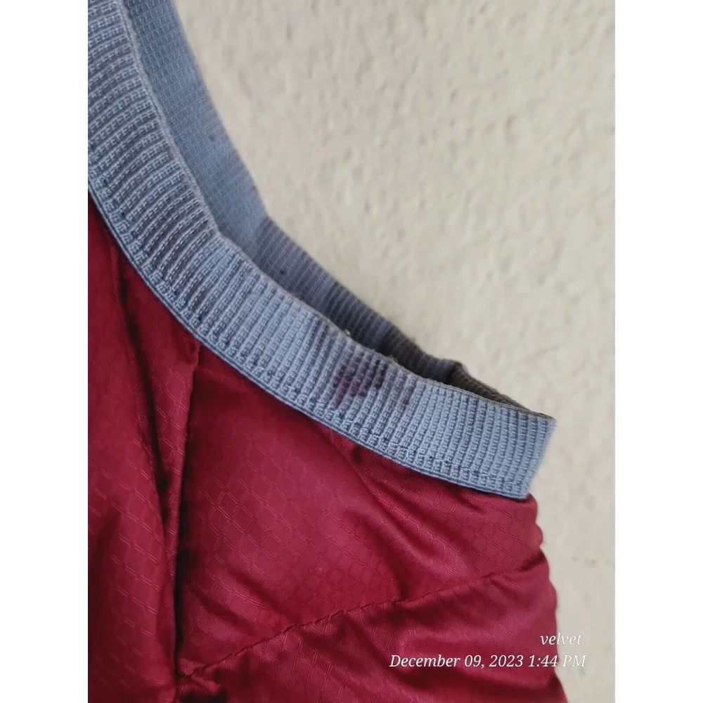 Kathmandu Youth Large Duckdown Vest‎ Red Green Warm Lightweight READ